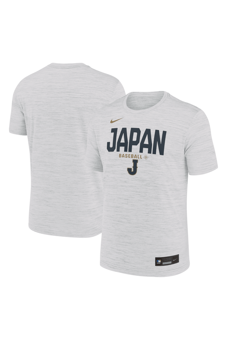 Men's Nike  White Japan Baseball 2026 World Baseball Classic Velocity Dri-FIT T-Shirt, Main, color, White