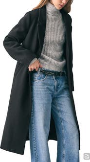MANGO TEEN Longline Coat