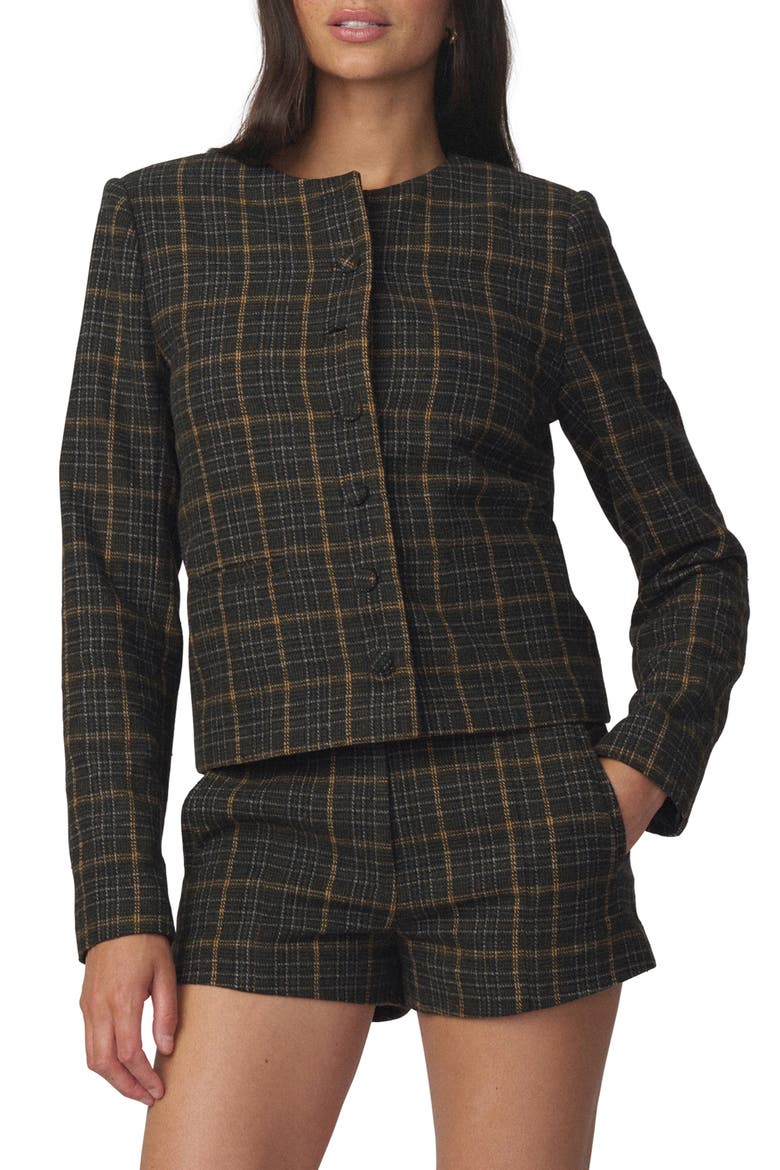 The Scottie Plaid Jacket, Alternate, color, MOSS MULTI PLAID
