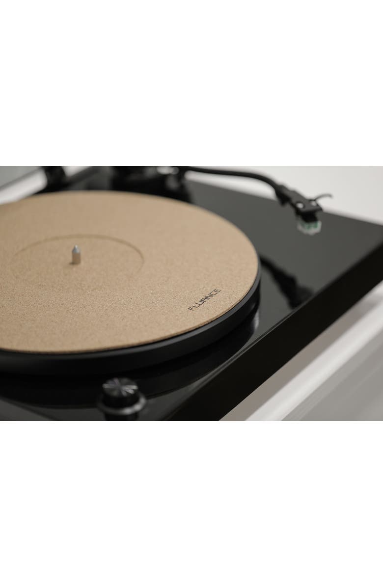 Fluance Turntable Cork Platter Mat, Improves Sound for Vinyl Record Players, Alternate, color,
