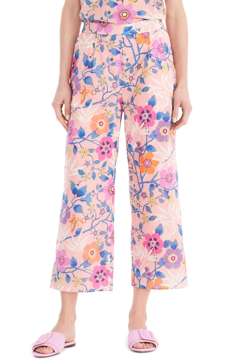 J.Crew Liberty<sup>®</sup> Tana Lawn Wide-Leg Crop Pants, Main, color,