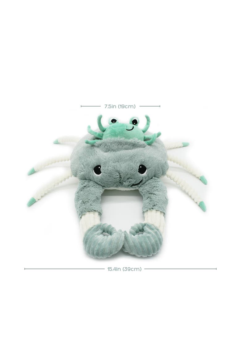 Crab Mom & Her Baby - Secret Keeper Plush Toy, Eco-Friendly, Soft & Washable, Alternate, color, Mint