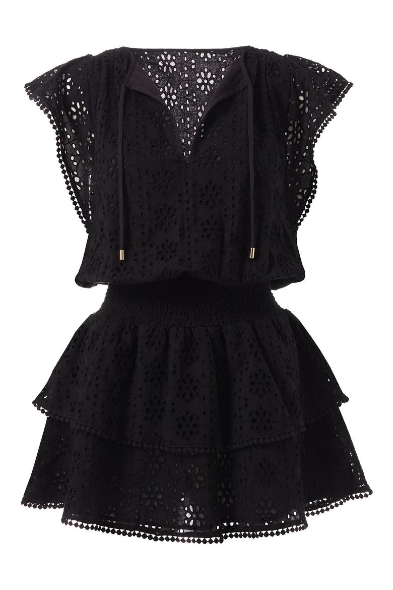 Keri Cover-Up Dress, Alternate, color, BLACK