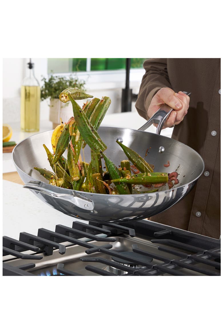 Premier Stainless Steel 13-Inch Wok, Alternate, color, STAINLESS STEEL