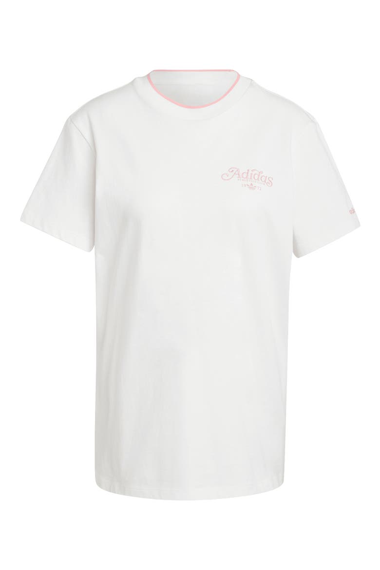 Lifestyle Embroidered Cotton Graphic T-Shirt, Alternate, color, CLOUD WHITE