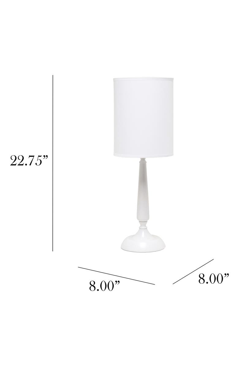 LALIA HOME Candlestick Table Lamp, Alternate, color,