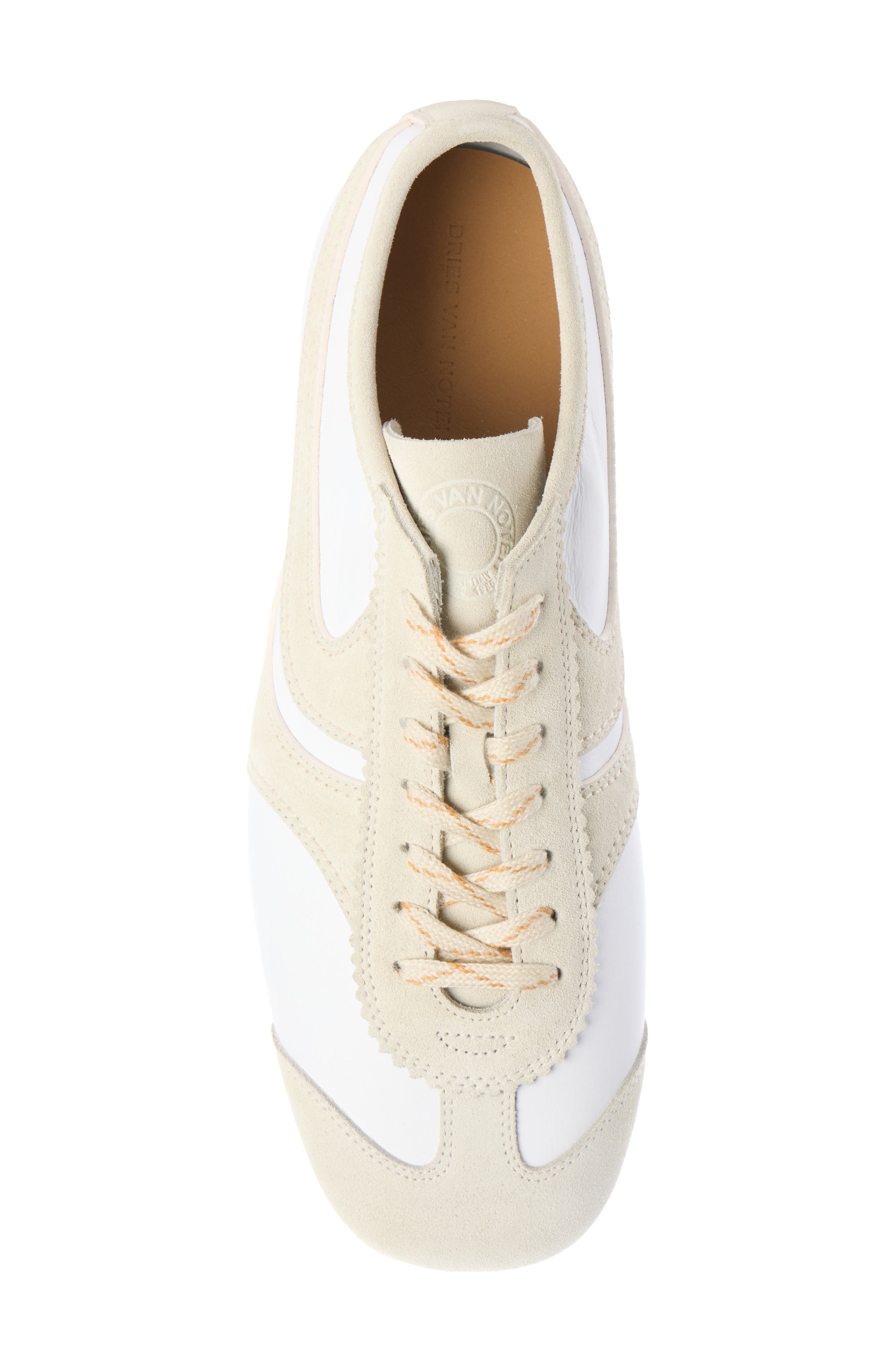 Dries Van Noten Suede Sneaker, Alternate, color, White