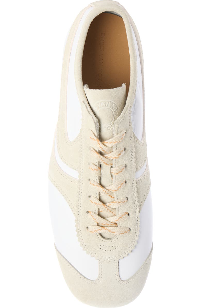 Dries Van Noten Suede Sneaker, Alternate, color, White
