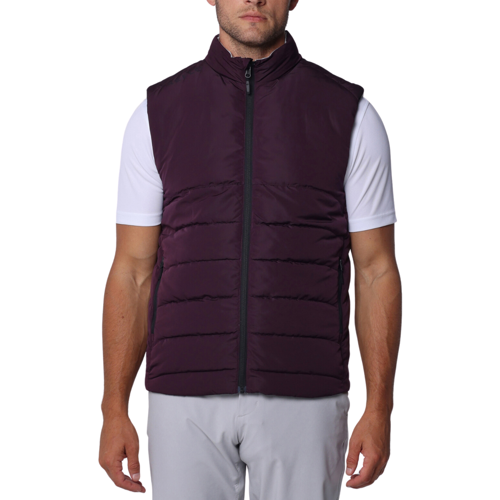 Reflo Flint Reversible Recycled & Recyclable Vest in Marron Red  product