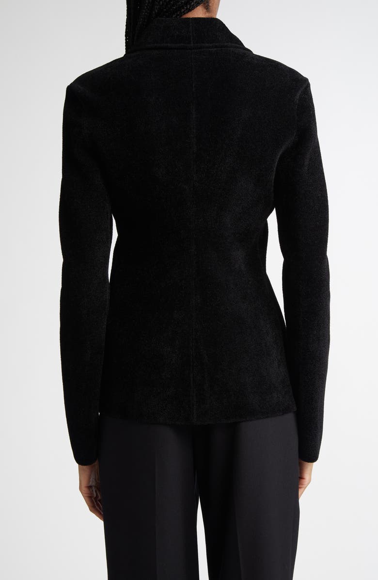 Emporio Armani One-Button Chenille Jacket, Alternate, color, 