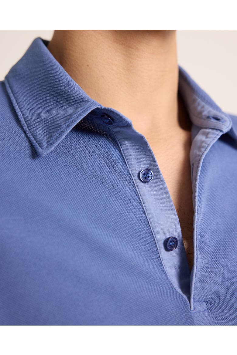 Garfield Classic Fit Garment Dye Jersey Polo Shirt, Alternate, color, Nightfall Blue