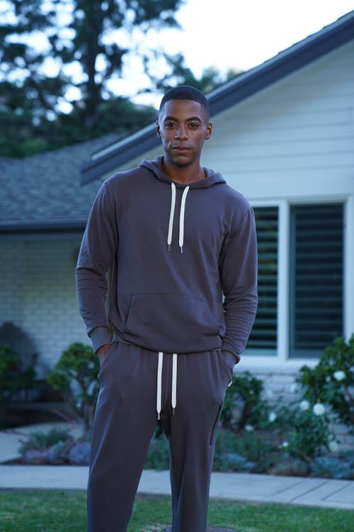 Feat Unisex Treecell Plush Hoodie In Asphalt