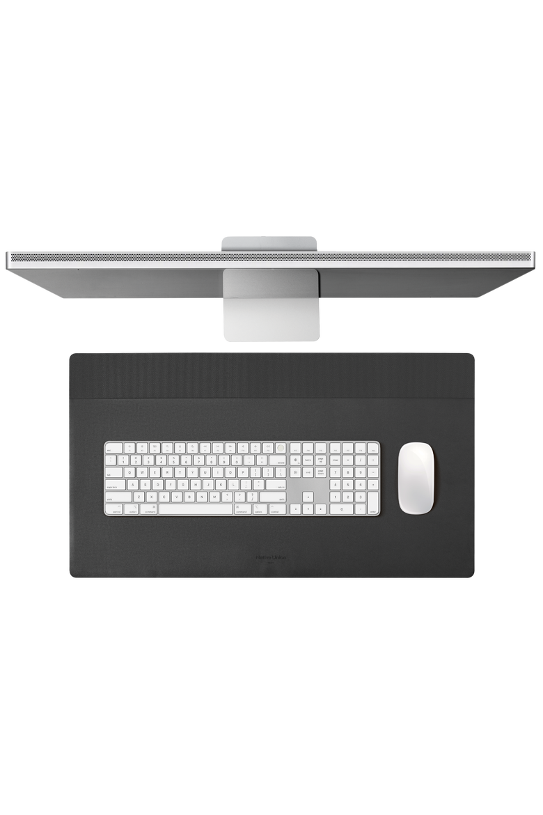 Desk Mat, Alternate, color, BLACK/KRAFT