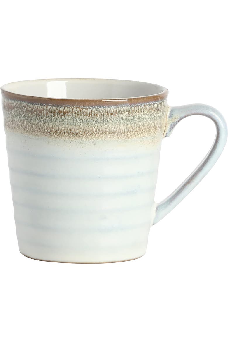 Spiral Embossed 16 Piece Stoneware Dinnerware Set, Alternate, color, White