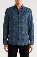 NICOBY Ultrasoft Corduroy Long Sleeve Button-Up Shirt