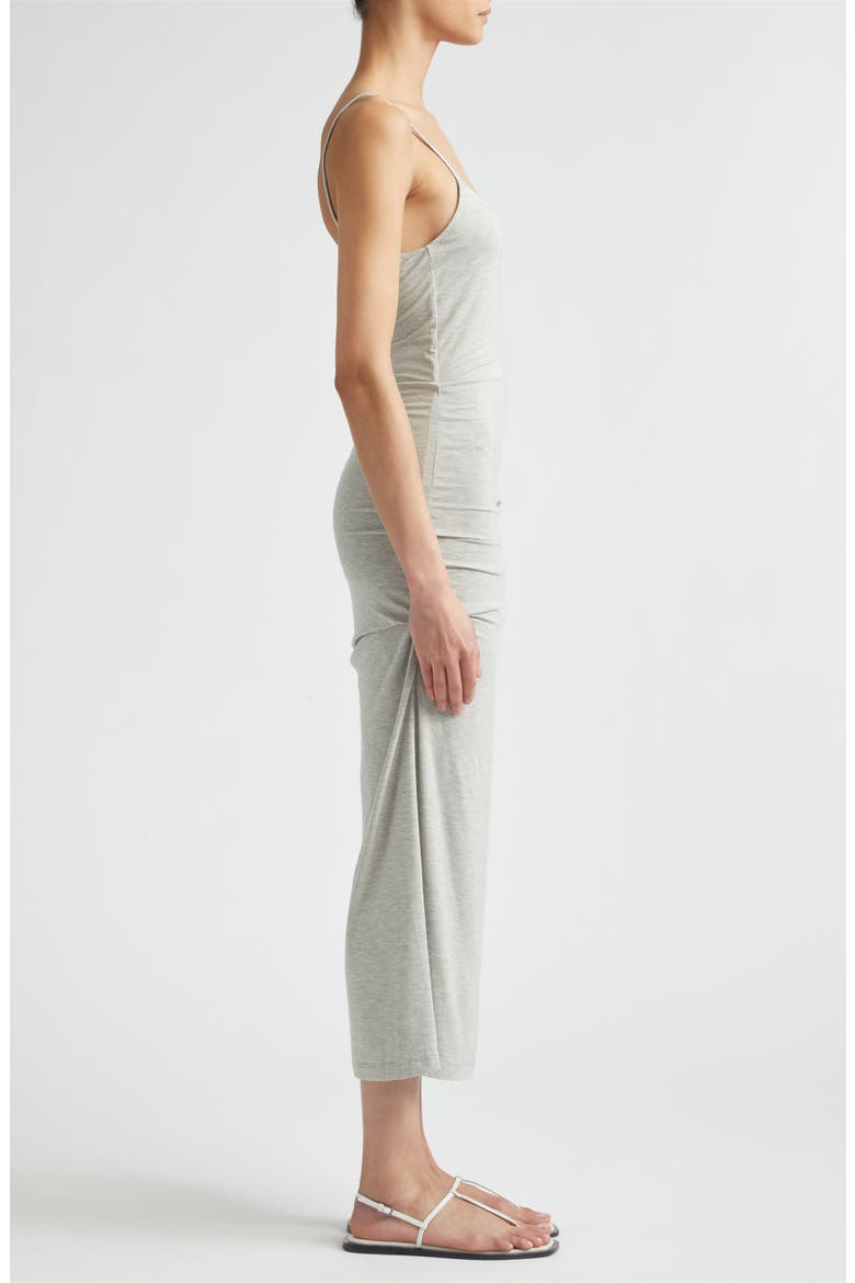 Draped Slipdress, Alternate, color, PALE GREY MLANGE