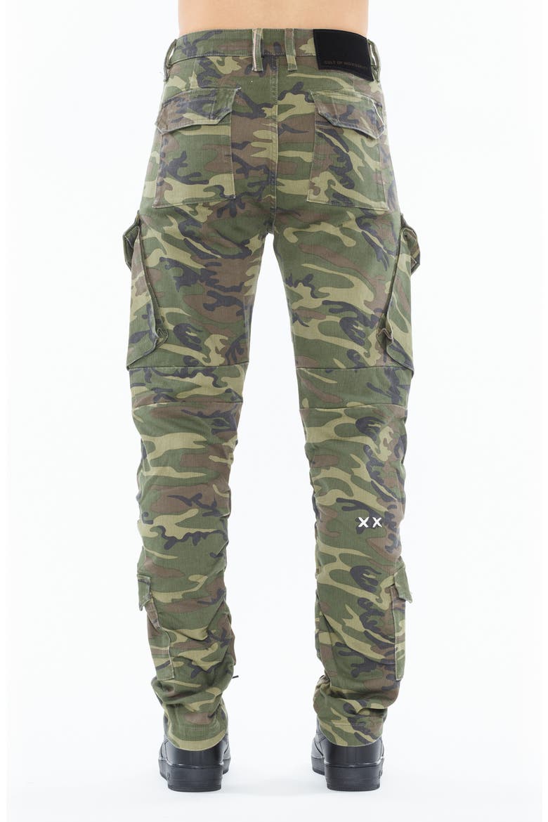 Rocker 606 Cargo Jeans, Alternate, color, CAMO