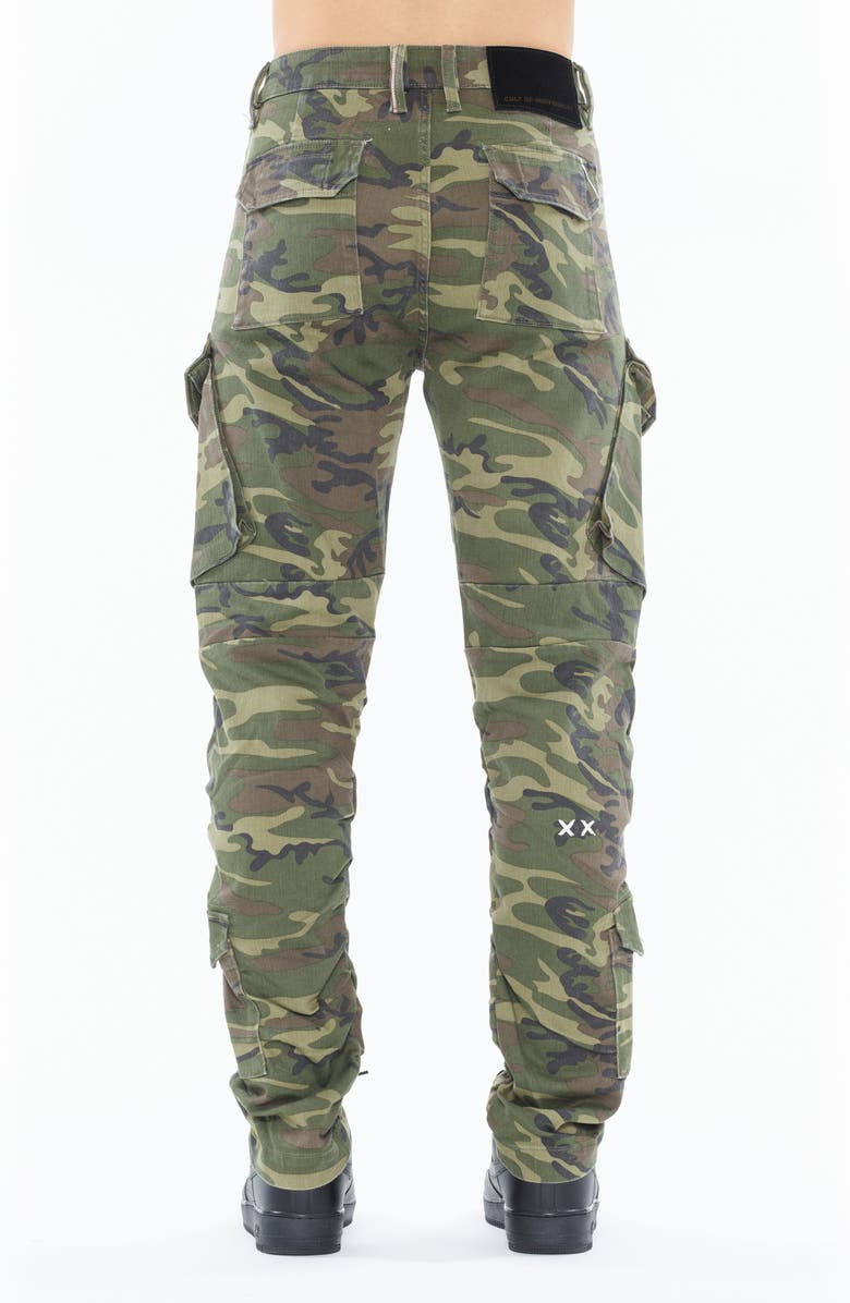 Cult of Individuality Rocker 606 Cargo Jeans, Alternate, color, Camo