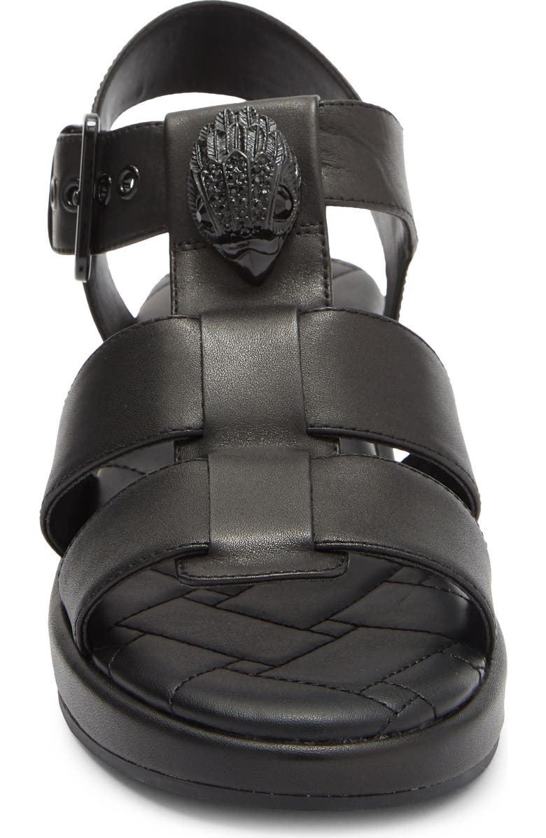 KG Kurt Geiger Kensington Block Heel Fisherman Sandal, Alternate, color, Black