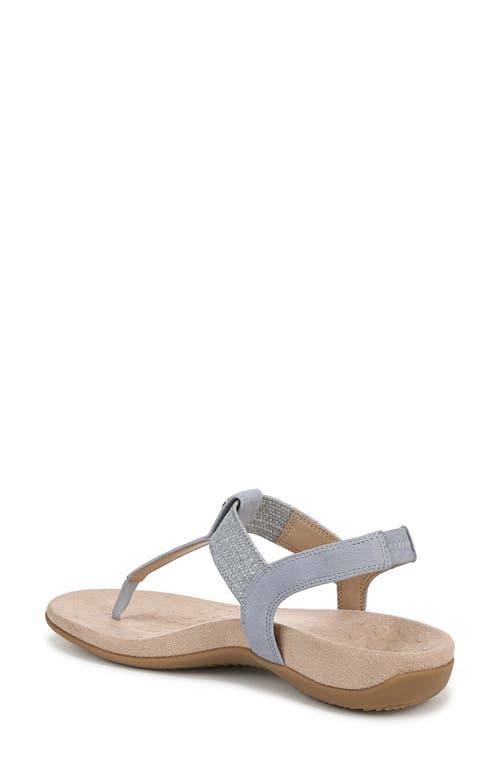 Vionic Brea T-strap Sandal In Blue Mist