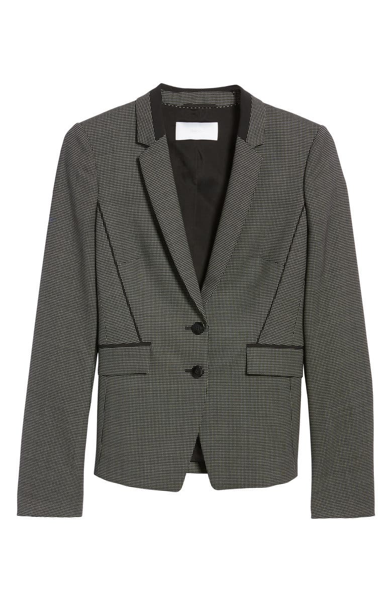 BOSS Jelisana Stretch Wool Suit Jacket, Alternate, color,