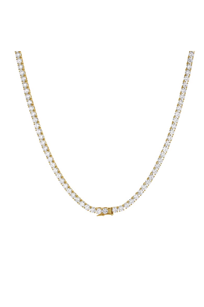 Dimi 10K Gold Lab Grown Diamond Tennis Chain - 3.4mm, Alternate, color, 10K Yellow Gold