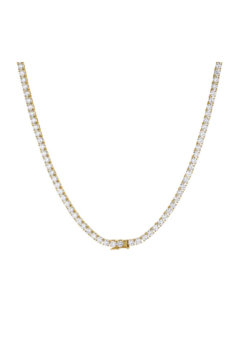 LuvMyJewelry Thalassa 10K Gold Lab Grown Diamond Tennis Chain - 3.6mm, Alternate, color, 10K Yellow Gold