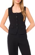Halogen® Square Neck Ponte Vest