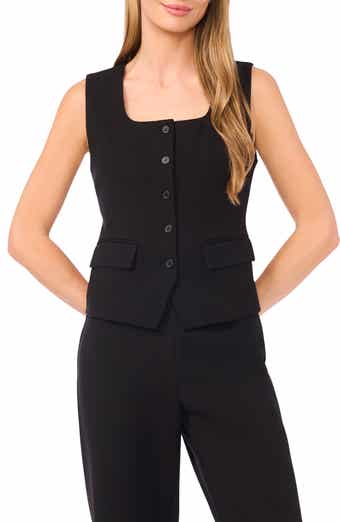 Halogen® Square Neck Ponte Vest