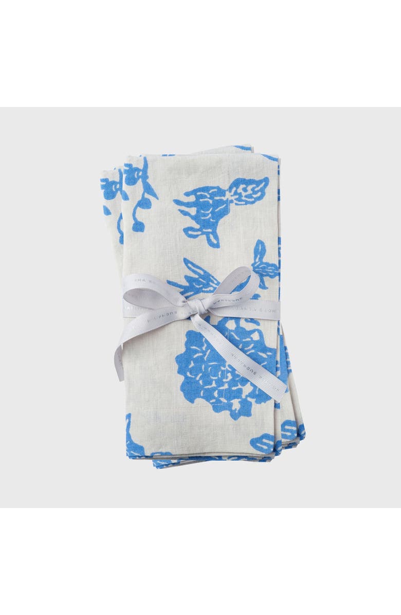 Joanna Buchanan Garden print napkin, set of two, Main, color, Blue