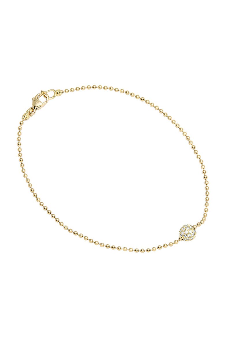 Covet Diamond Pavé Station Bracelet, Main, color, GOLD/ DIAMOND