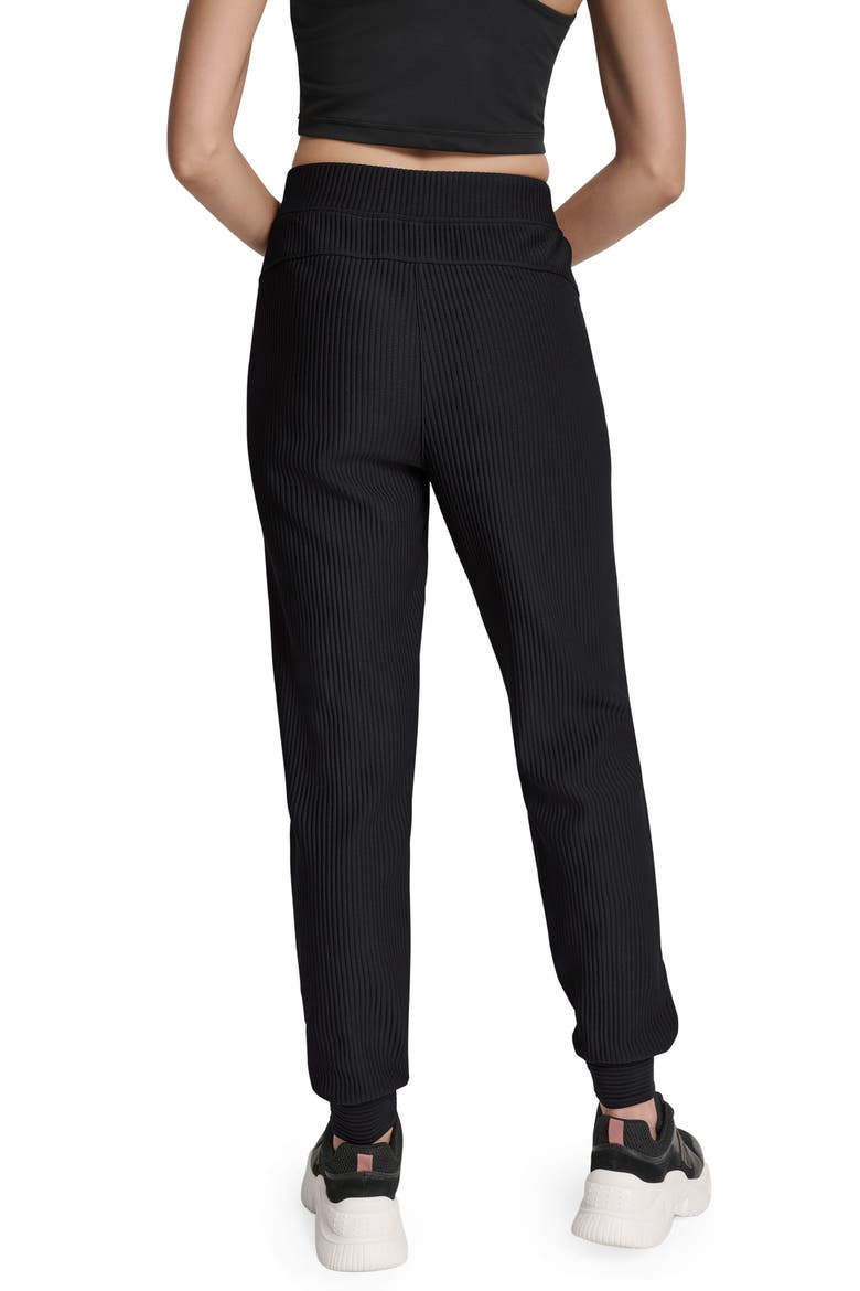 High Waist Joggers, Alternate, color, BLACK