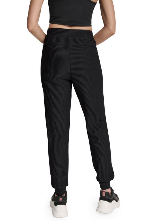 Dkny Ankle Length Jogger Pant In Black