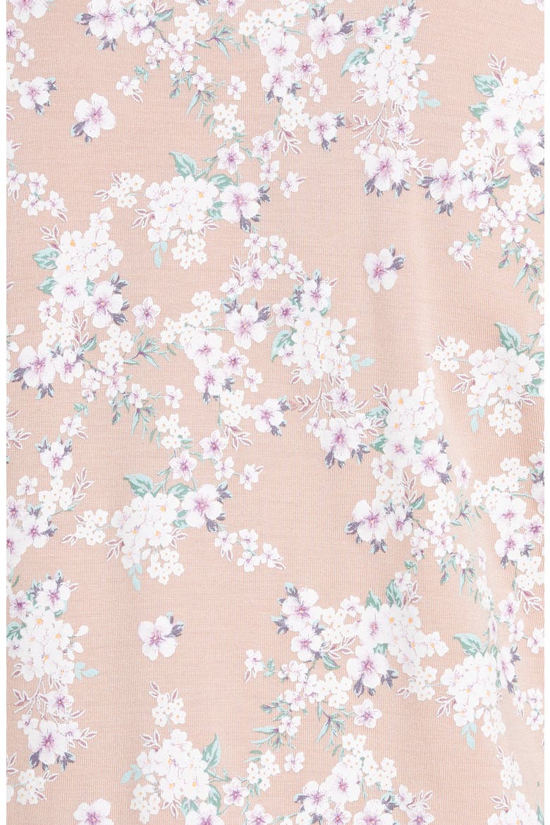 Soft Kate Floral Print Pajamas, Alternate, color, ISABELLE PINK