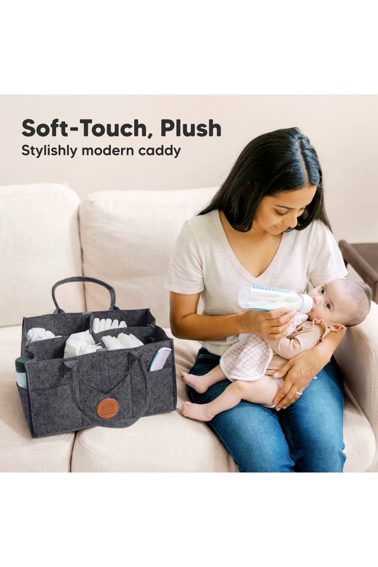 Original 2.0 Diaper Caddy, Alternate, color, Mystic Gray