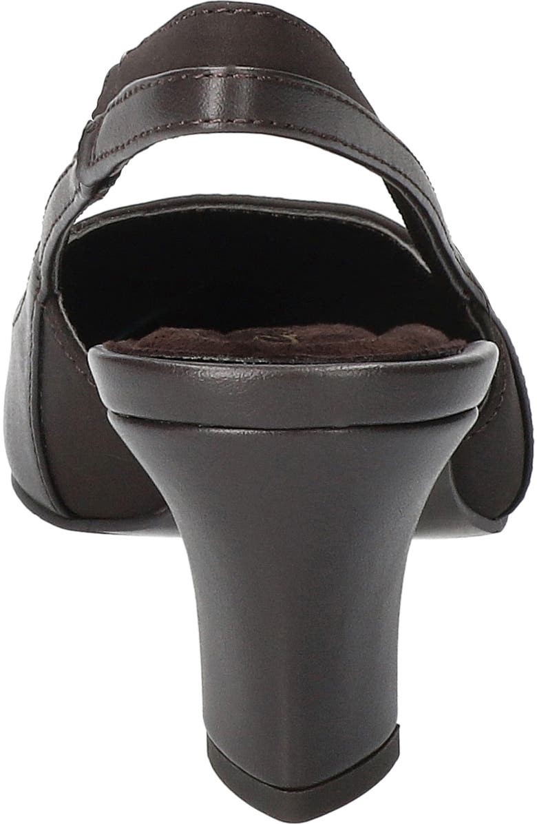 EASY STREET Dessa Slingback Pointed Toe Pump, Alternate, color, Brown