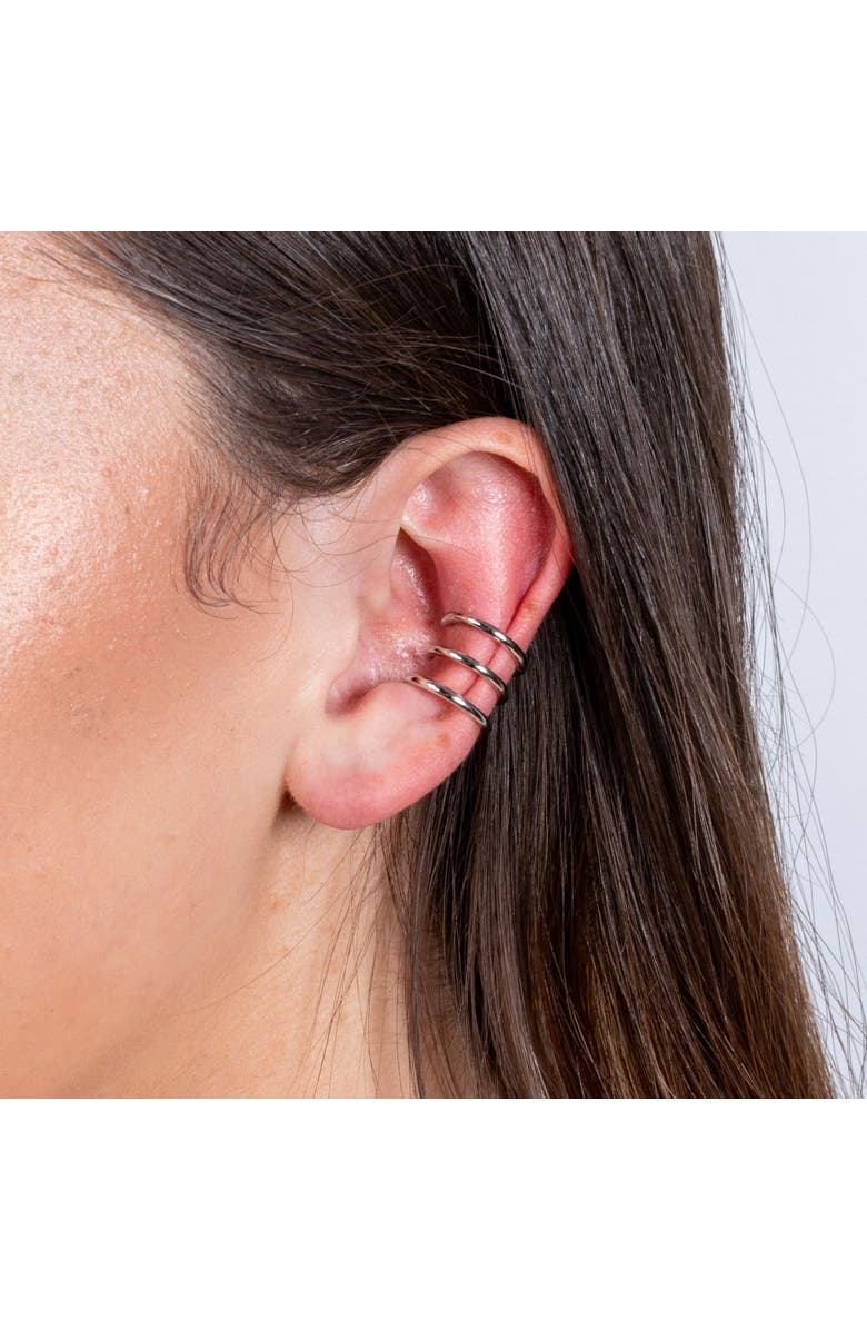 Lucy Quartermaine Waterfall Triple Ear Cuff, Alternate, color, Gold Vermeil