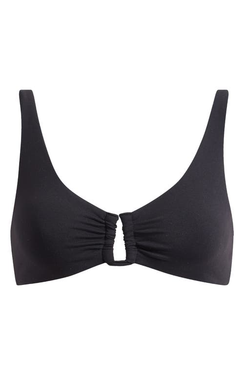 Free People Ahead Of The Curve Scoop Bralette In Black