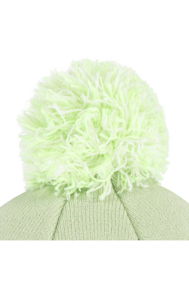 Nike Kids' Snowy Day Pom Beanie & Gloves Set, Alternate, color, Medium Olive