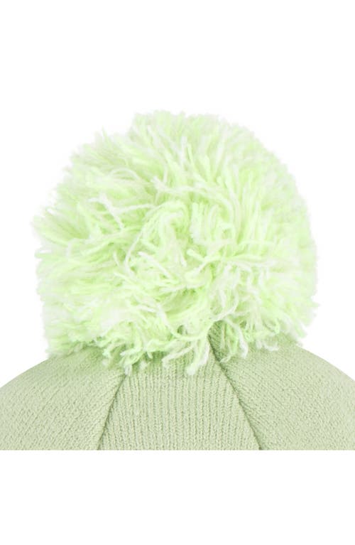 Nike Kids' Snowy Day Pom Beanie & Gloves Set In Green