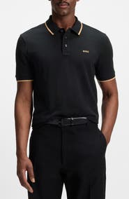 BOSS Parlay Tipped Cotton Polo