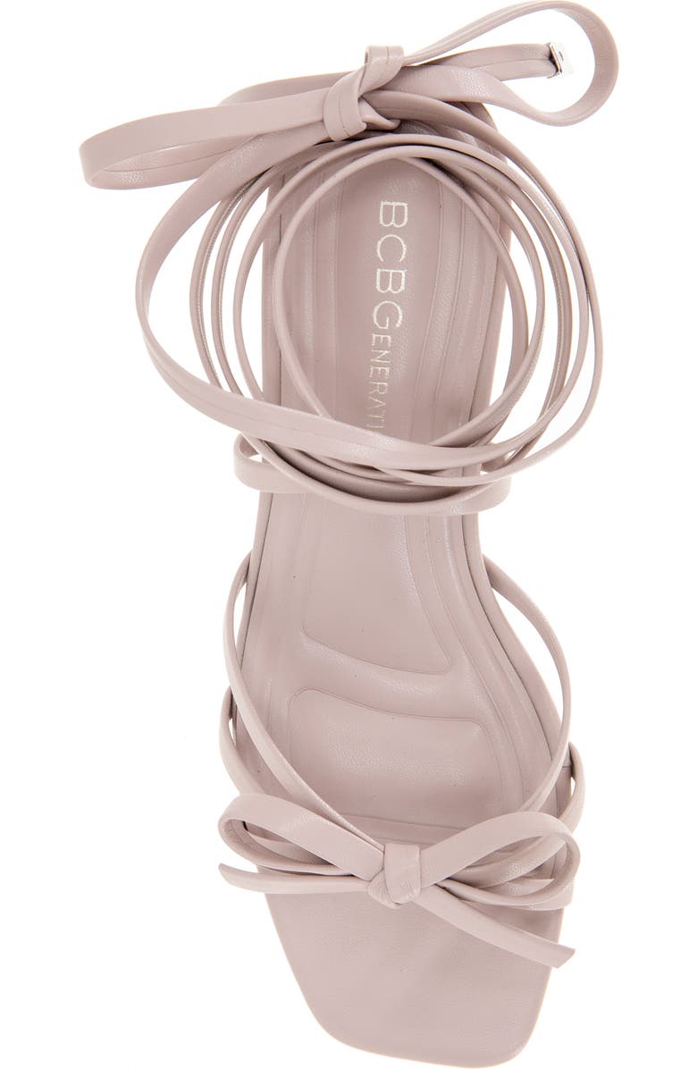 BCBGeneration Imerez Ankle Wrap Sandal, Alternate, color, Adobe Rose