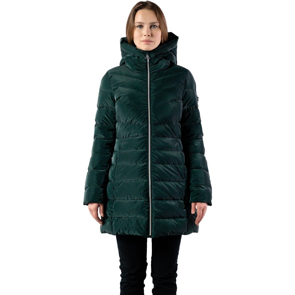 Woodpecker Long Robin Medium Weight Coat In Green