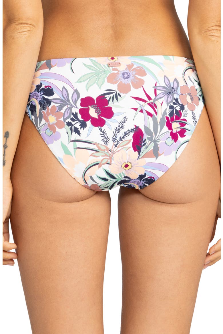 Beach Classics Side Tie Hipster Bikini Bottoms, Alternate, color, ASH ROSE WALLFLOWER