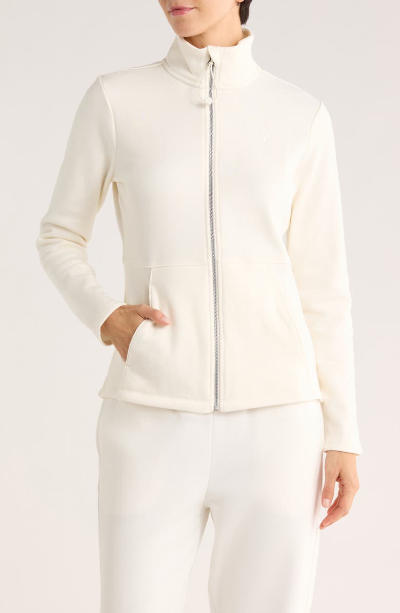 SKECHERS GO SNUGGLE<sup>™</sup> Fleece Jacket, Main, color, Egret