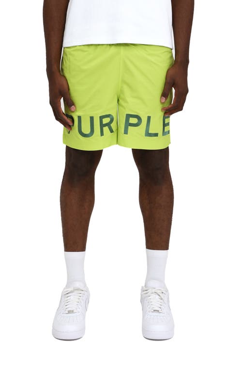 Purple Brand Wordmark Water Repellent All Around Performance Shorts