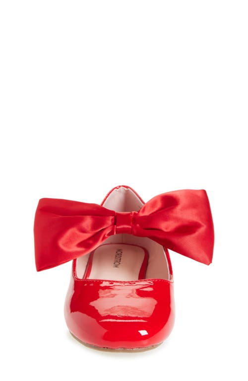 Nordstrom Kids' Posey Bow Flat In Red