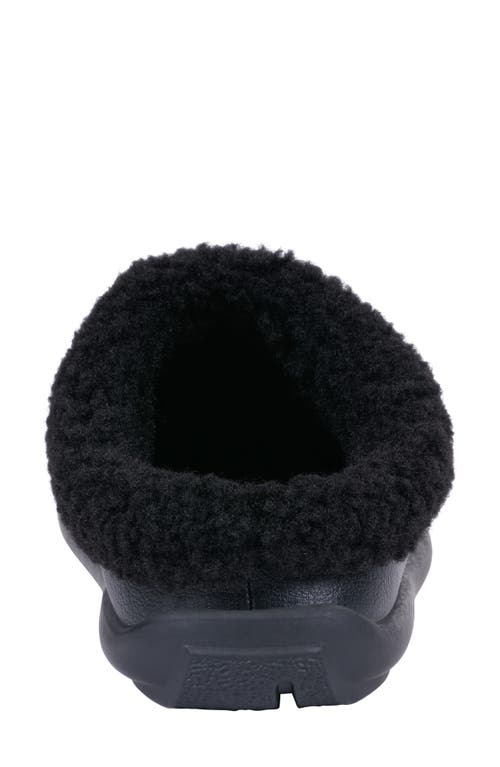Gc Shoes Shari Faux Shearling Lined Mule In Black