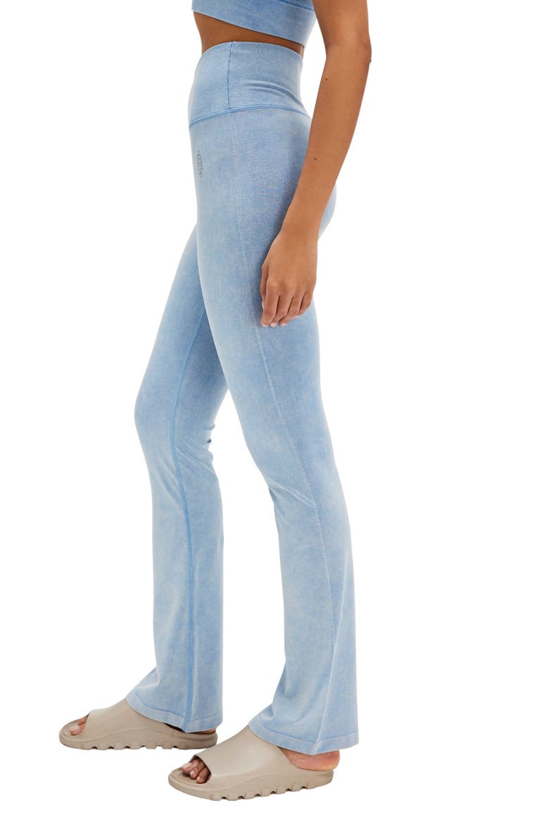 FP Movement Go to Smooth Flare Leggings, Alternate, color, WASHED DENIM BLUE