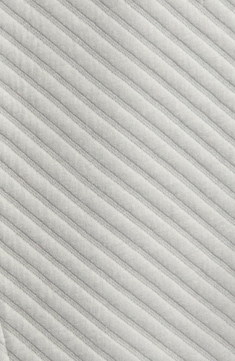 Sam Edelman Drape Front Rib Jacket, Alternate, color, Light Grey